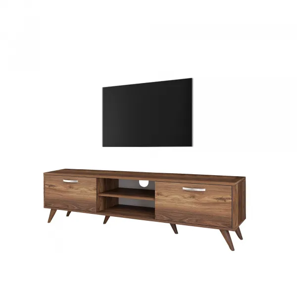 Televízna komoda, 180 x 48,6 x 35 cm, farba orech