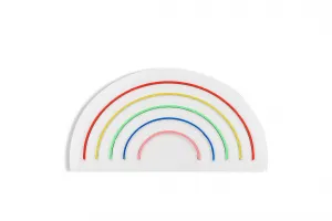 Dekoratívne LED osvetlenie, DUHA, 50 x 26 x 2 cm