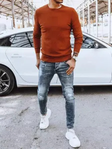Elegantný pánsky sveter kamelový