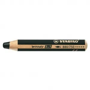 Pastelka STABILO woody 3 in 1 čierna