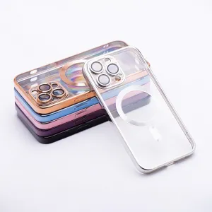 OEM Electro kryt s MagSafe pre Apple iPhone 16 Pro Max, Sivý