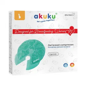 Gelové prsné obklady - vankúšiky Akuku 2 ks