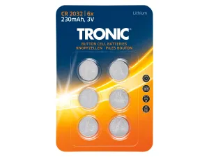 Tronic® Gombíkové batérie (lítiové Cr2032)