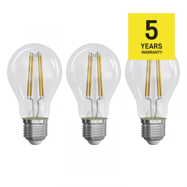 EMOS LED žárovka A60/E27/5W/75W/1060lm/teplá bílá 3KS
