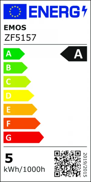 EMOS LED žárovka A60/E27/5W/75W/1060lm/teplá bílá
