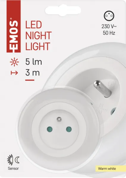 LED Nočné Svetlo Emos P3320 s Fotosenzorom