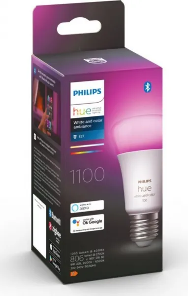 PHILIPS Hue White and Color Ambiance 9W 1100 E27