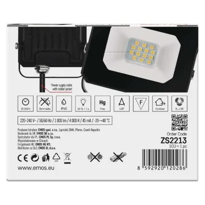 EMOS LED REFLEKTOR SIMPO 10W, 1000Lm, 4000K