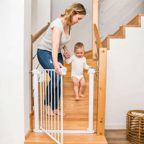 Detská zábrana do dverí alebo na schody Baby Ono biela