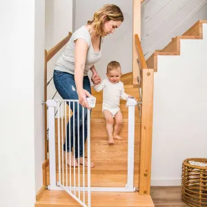 Detská zábrana do dverí alebo na schody Baby Ono biela