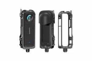 Stablecam Insta360 X4 - Vertikálny a horizontálny CNC rám s ochranou objektívu 1INST670