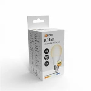 Solight Žiarovka LED WZ507A 12 W, E27, 3000 K, 270°, 1010lm, teplá biela