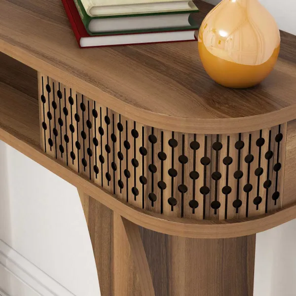 Dekoratívny stôl Damla Walnut