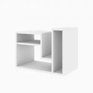 Kalune Design Odkladací stolík Abies biely