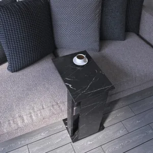 Kalune Design Odkladací stolík Pasific čierny