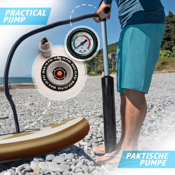 PHYSIONICS nafukovací paddleboard - boh Ra, 366 cm