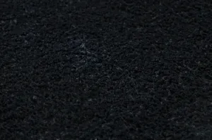 Kúpeľňový koberček SANTA čierny kruh