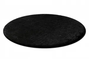 Kúpeľňový koberček SANTA čierny kruh