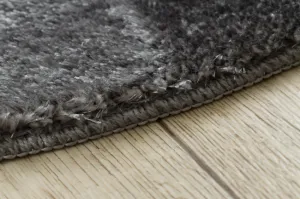 Kúpeľňový koberček SANTA sivý kruh