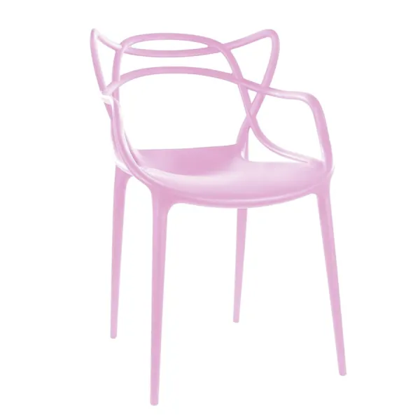 Plastová jedálenská stolička azuro ružová sc103 | jaks