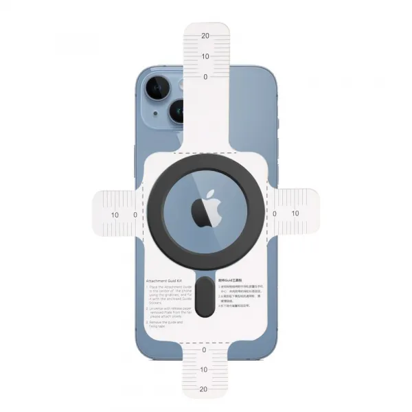 Univerzálny magnetický krúžok Innocent MagSafe s nálepkou - čierny