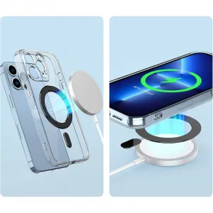 Univerzálny magnetický krúžok Innocent MagSafe s nálepkou - čierny