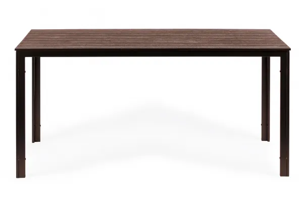 Záhradný cateringový stôl 156 x 78 cm hnedý