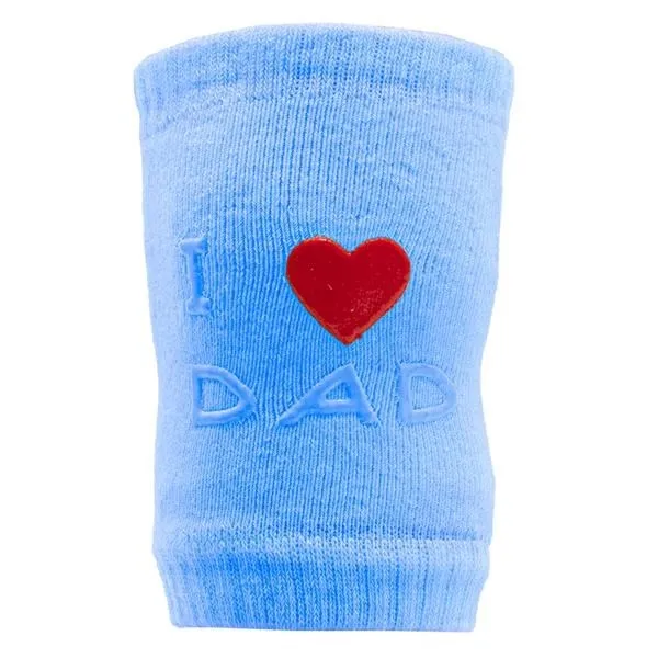 Protišmykové nákolenníky New Baby I love modré