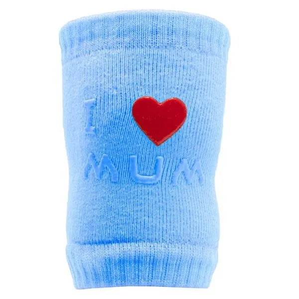 Protišmykové nákolenníky New Baby I love modré
