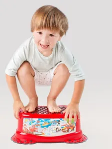 TEGA Detské protišmykové stúpadlo do kúpeľne MONSTERS modré
