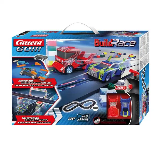 MILLY MALLY Autodráha Carrera Go Buildn Race - Racing Set 3,6m