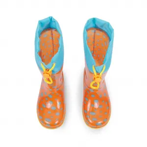 PERLETTI RAIN BOOTS Detské gumáky, oranžová, veľkosť