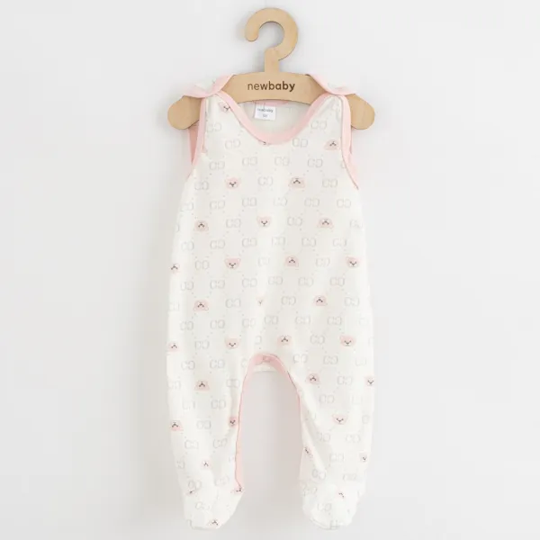 Dojčenské dupačky New Baby Classic II Dievča 3ks ružové 74 (6-9m)
