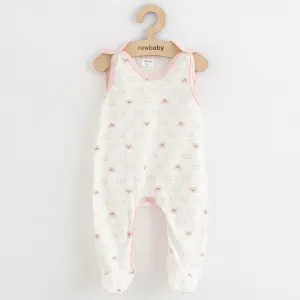 Dojčenské dupačky New Baby Classic II Dievča 3ks ružové 74 (6-9m)