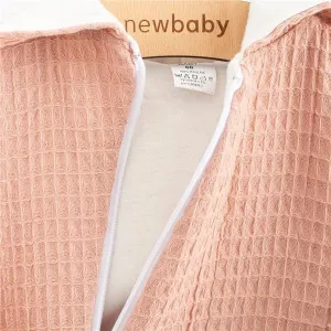 Dojčenský mušelínový overal s kapucňou New Baby Comfort clothes ružová 74 (6-9m)