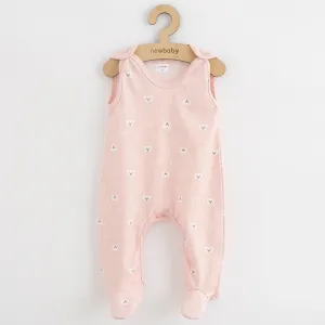 Dojčenské dupačky New Baby Classic II Dievča 3ks ružové 74 (6-9m)