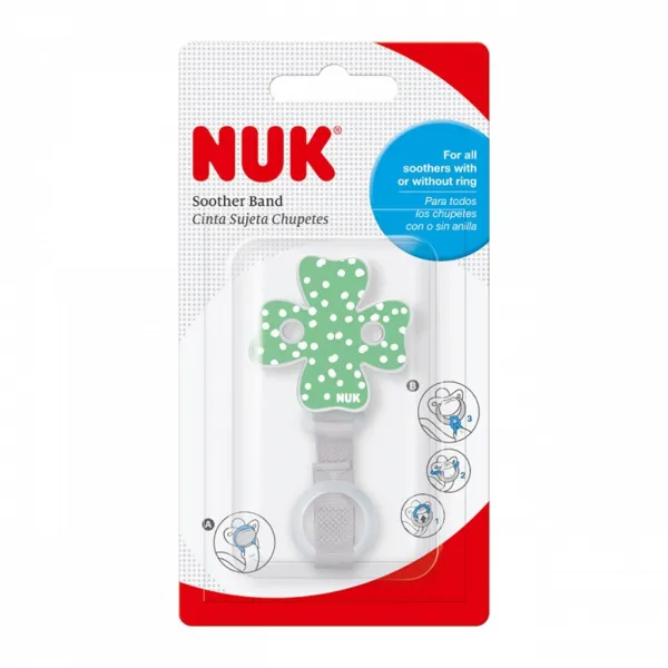 NUK Soother Band stužka na cumlík Pink 1 ks