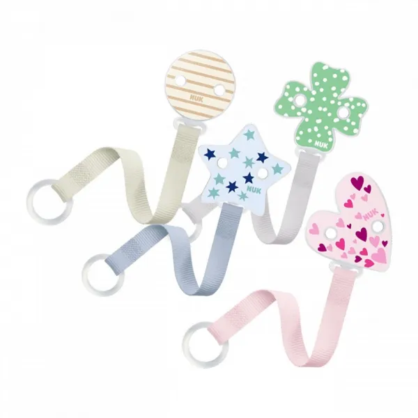 NUK Soother Band stužka na cumlík Pink 1 ks