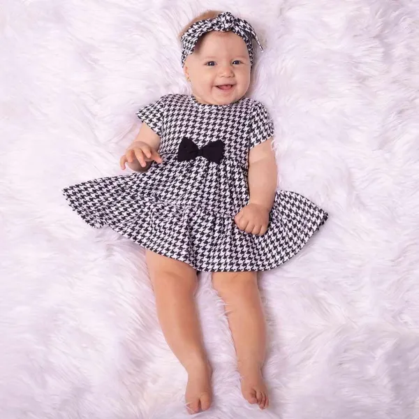 Dojčenské šatôčky-body s dlhým rukávom Nicol Sara 62 (3-6m)
