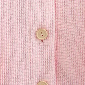 Dojčenský kabátik na gombíky New Baby Luxury clothing Laura ružový 62 (3-6m)