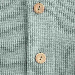 Dojčenský kabátik na gombíky New Baby Luxury clothing Laura sivý 74 (6-9m)