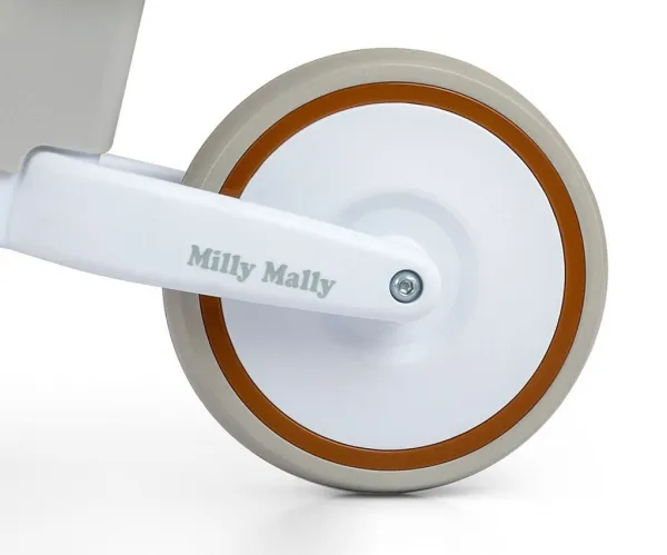 Detský balančný bicykel Milly Mally Velo Brown