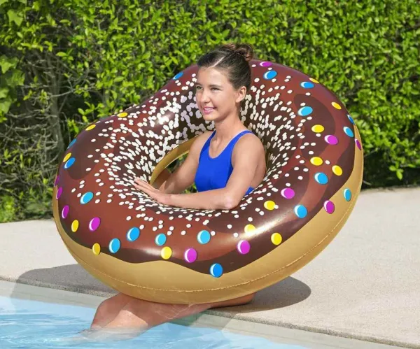 Donut Donut Swim Wheel Brown 107 cm Bestway 36118