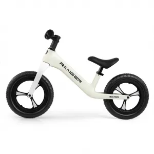 Detský balančný bicykel Milly Mally Ranger White