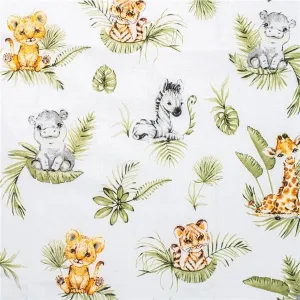 3-dielne posteľné obliečky New Baby 100/135 cm Jungle