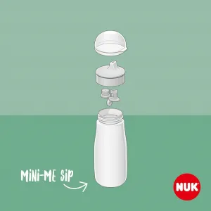 Detská fľaša NUK Mini-Me Sip nerez 300 ml (9+ m.) purple