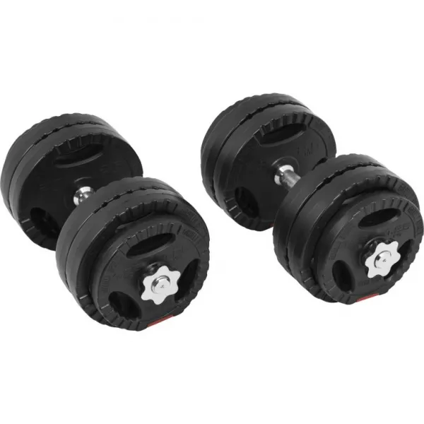 Gorilla Sports Súprava jednoručných činiek, 30 kg