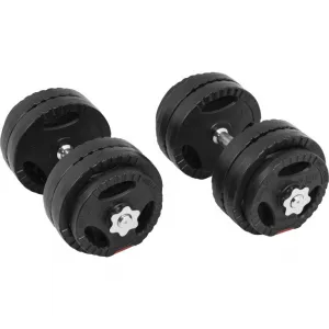 Gorilla Sports Súprava jednoručných činiek, 30 kg