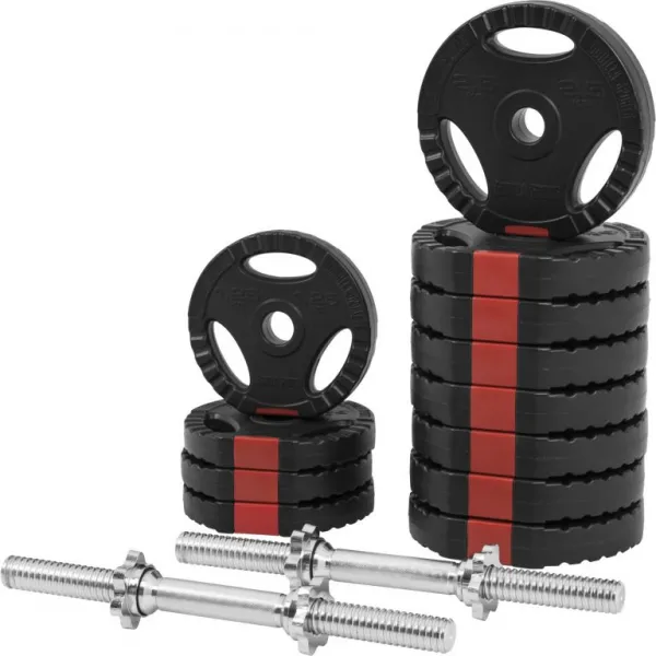 Gorilla Sports Súprava jednoručných činiek, 30 kg