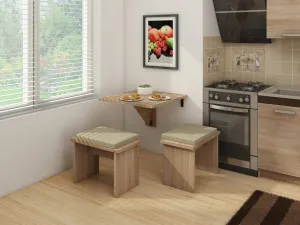 MEBLOCROSS Expert 7 rozkladací jedálenský stôl sonoma svetlá
